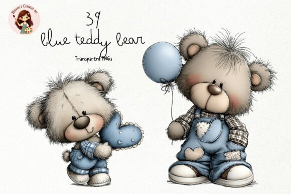 Download Blue Teddy Bear PNG Clipart - Teddy bear png Collection