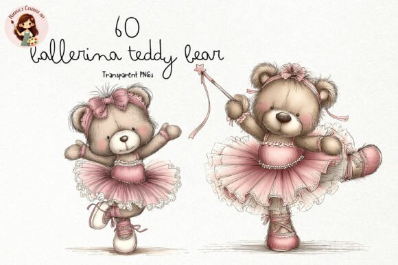 Download Ballerina Teddy Bear PNG Clipart - Teddy bear png Collection