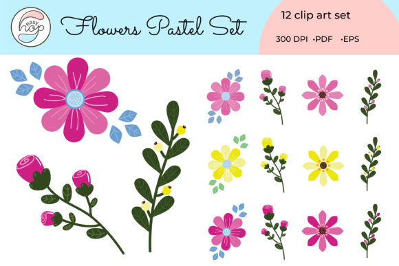 Download Flowers Botanical Clip Art - Flowers Collection