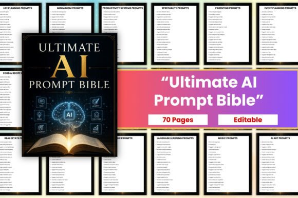 Download “Ultimate AI Prompt Bible” - Premium Resources