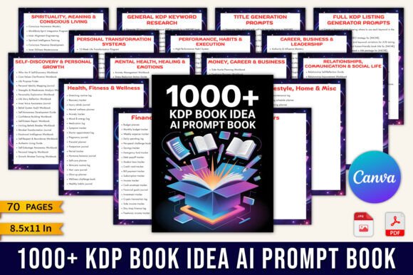 Download 1000+ KDP Book Idea AI Prompt Book - Ai prompt Collection